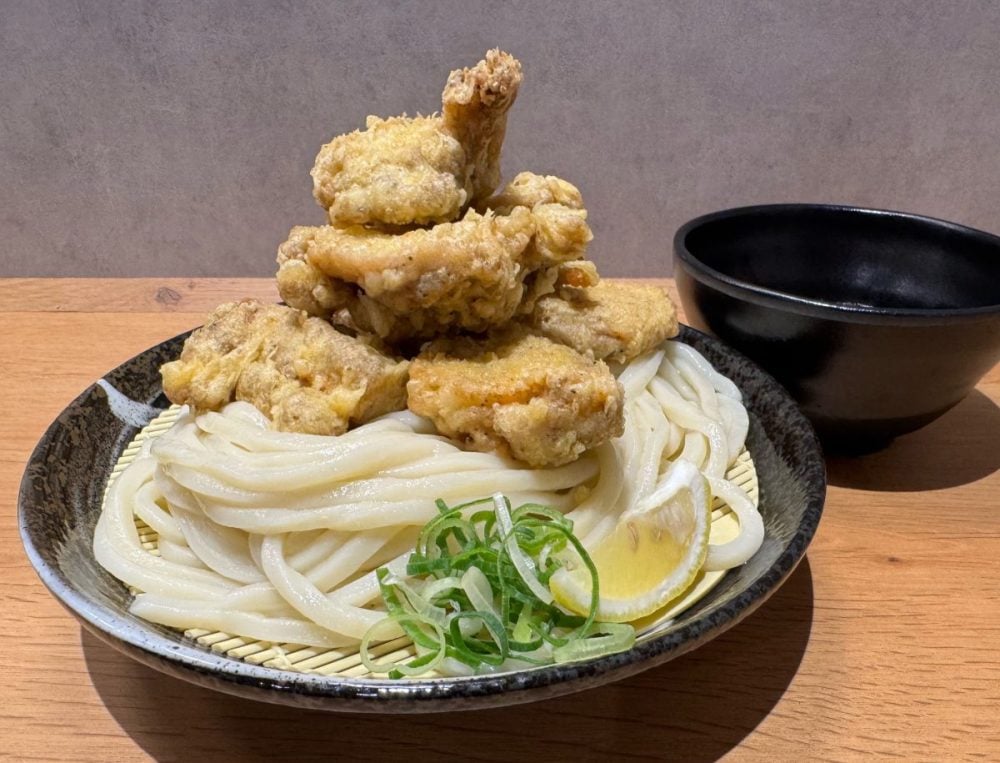 黒胡椒かしわ天ざる