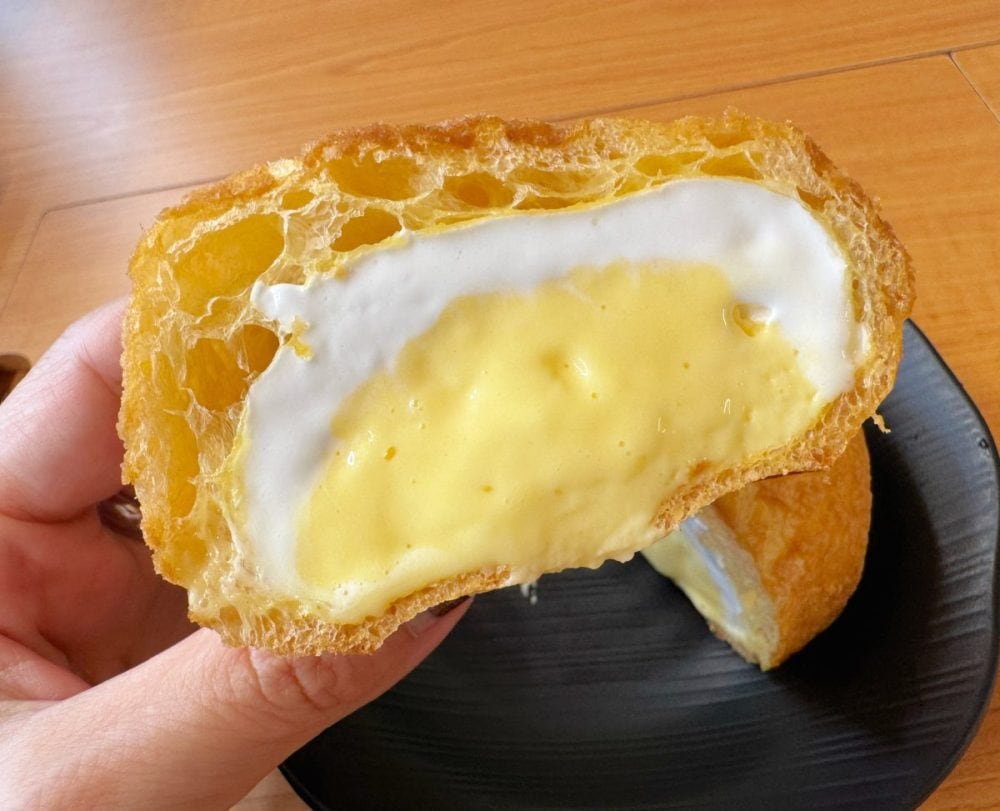 クリームが驚くほど軽やか！