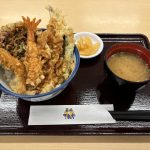 天丼てんや　海かぜ天丼（みそ汁付）