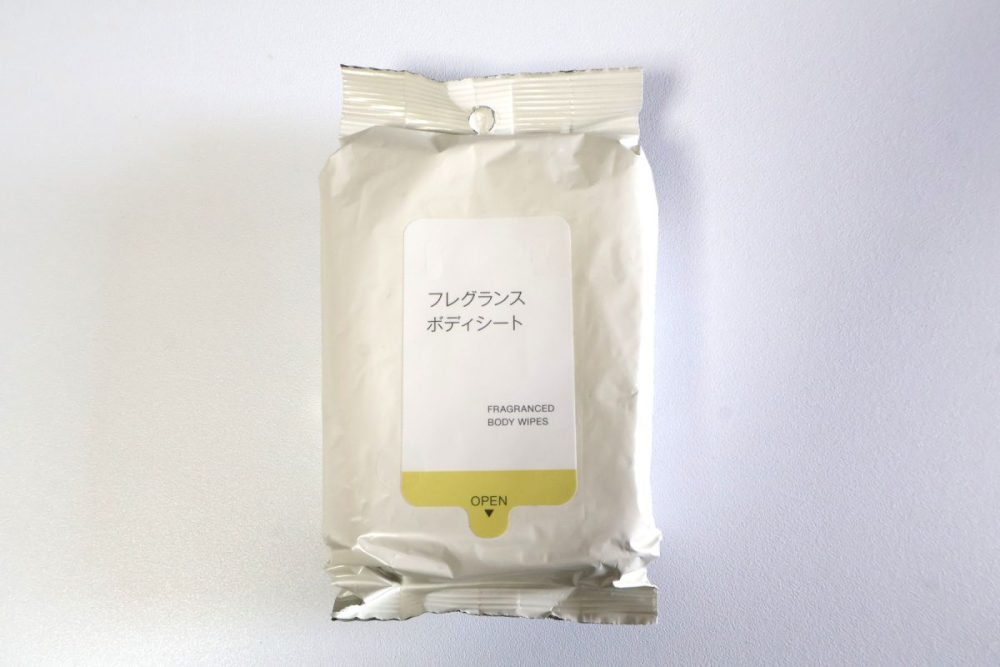 無印良品　フレグランスボディシート
