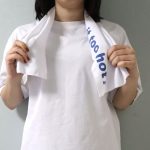 水に濡らして首にかけておくと、かなりひんやりを感じる