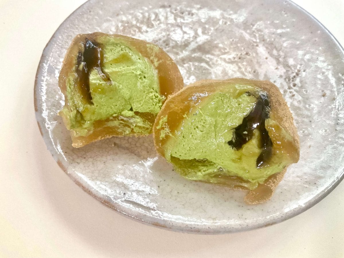 セブン-イレブン、 ぷるもちきなこわらび　抹茶クリーム