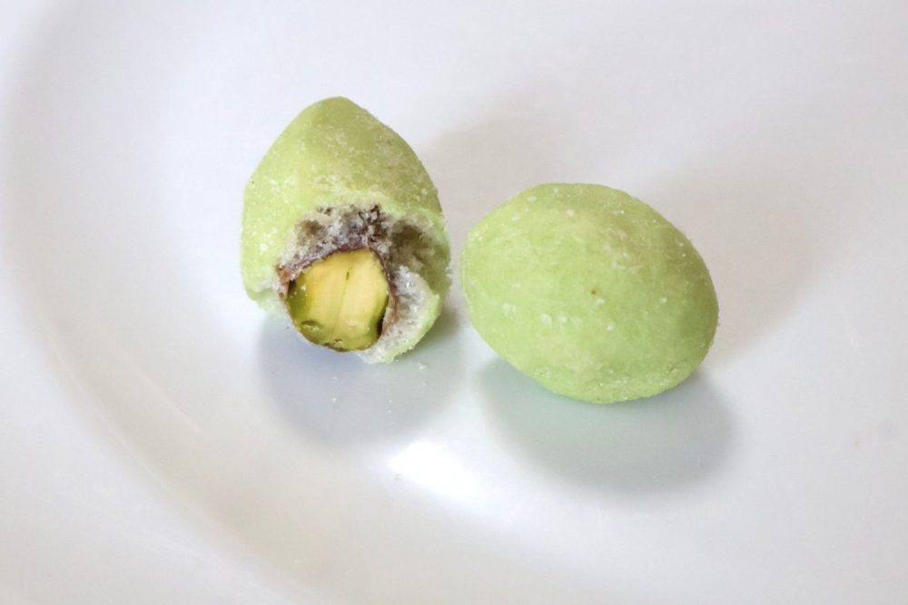 抜けるようにわさび味がツンとする