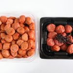 スーパーの梅干しと比べてみた
