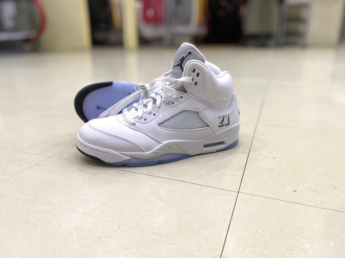 JORDAN BRAND AIR JORDAN 5 RETRO OG "WHITE METALLIC"