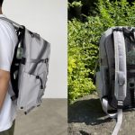 【背中もムレ対策に!】ミレスト ユーティリティのファン格納型パネルでいつものリュックを夏仕様に!