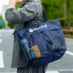 MonoMax6月号特別付録  マーモット 保冷機能付きBIGトートバッグ  サイズ（約）：高さ36×幅47（上部）／33（底部）×マチ14cm［最大］　耐荷重：約10kg