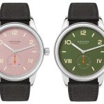 ノモス グラスヒュッテ「クラブキャンパス」￥308,000／手巻／38.5㎜径／パワーリザーブは53時間／10気圧防水