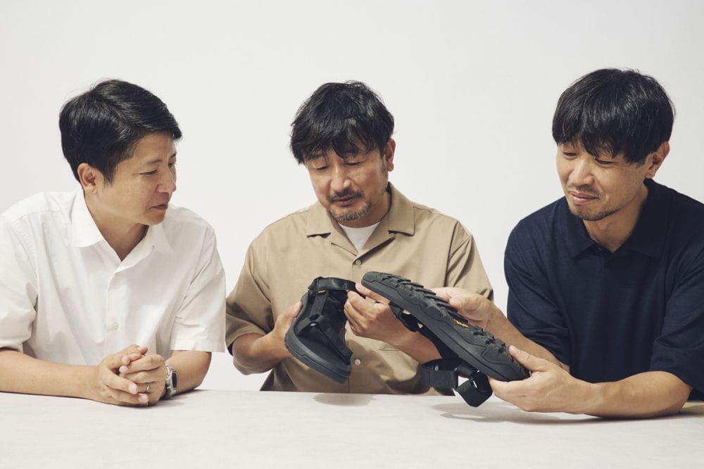 サンダルにこだわりを持つ3名のMonoMaxスタッフ