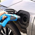 200kmほど走行してバッテリー残量は約50％だった