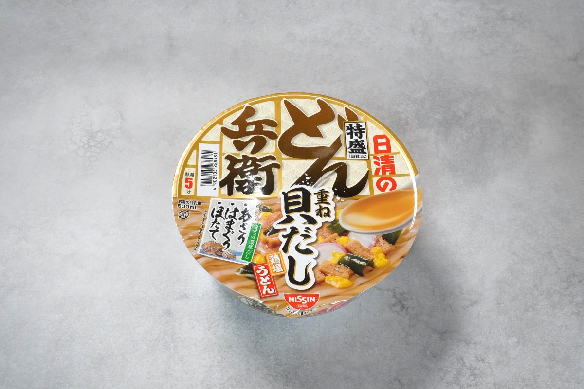 日清食品
日清のどん兵衛 特盛 重ね貝だし鶏塩うどん
