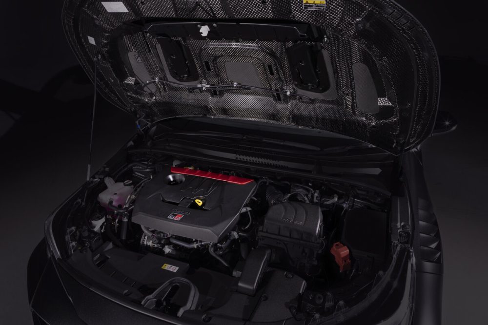 1.6L直3ターボエンジンは最大トルクをGRカローラの400Nmから415Nmへとアップ