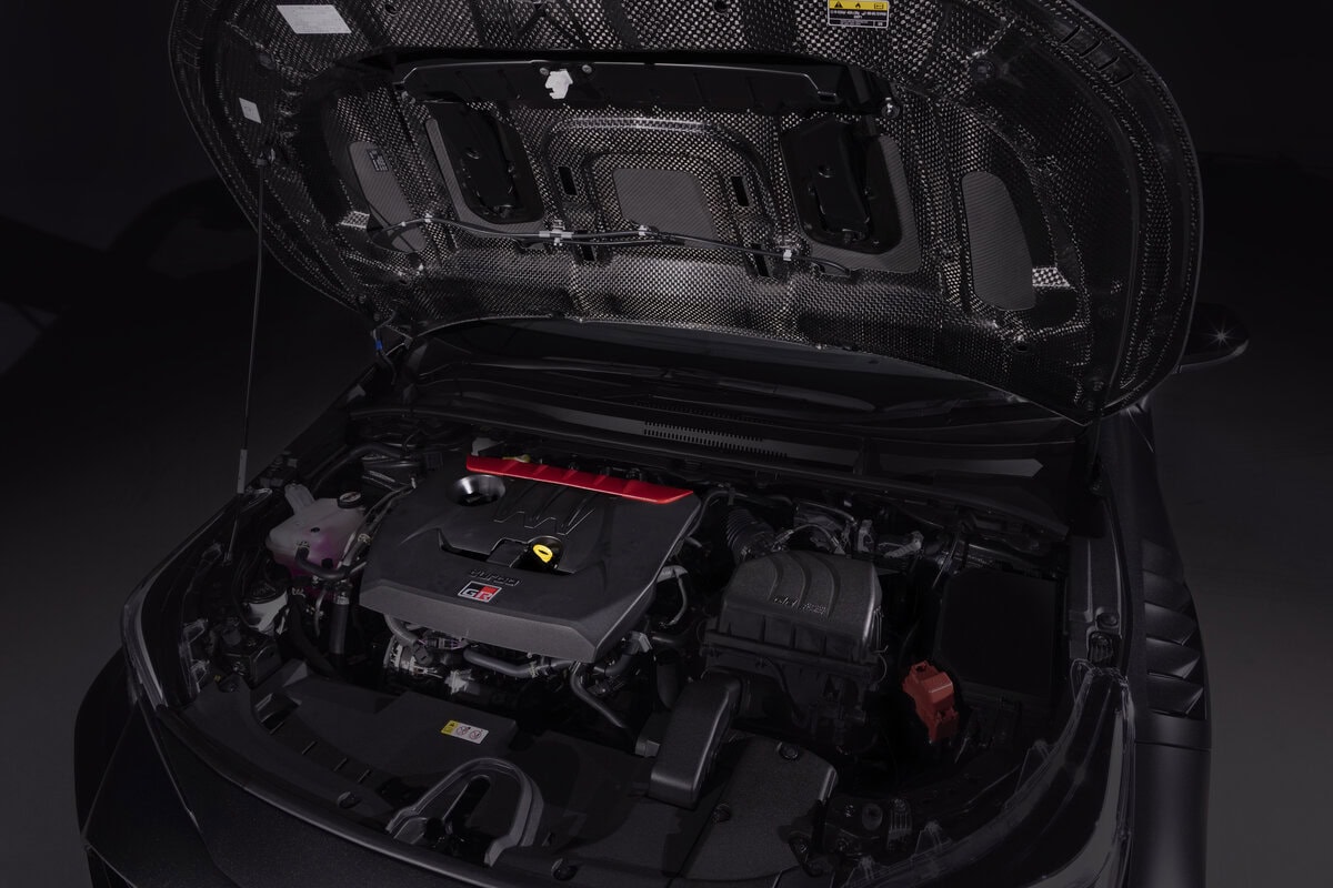 1.6L直3ターボエンジンは最大トルクをGRカローラの400Nmから415Nmへとアップ