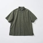 紳士 涼感半袖布帛シャツ グリーンチェック ¥3,990