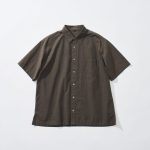 紳士 涼感半袖布帛シャツ ブラウンチェック ¥3,990