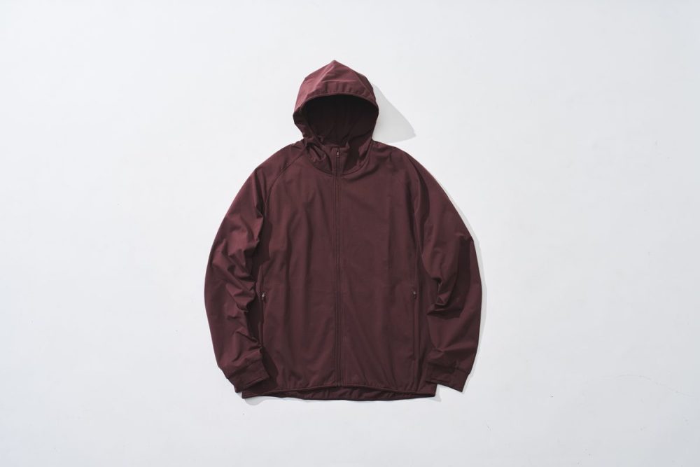 ドライEXUVカットフルジップパーカ 18 WINE ￥2,990
