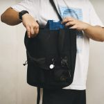 上半分はメッシュなのに外から中身が見えにくい