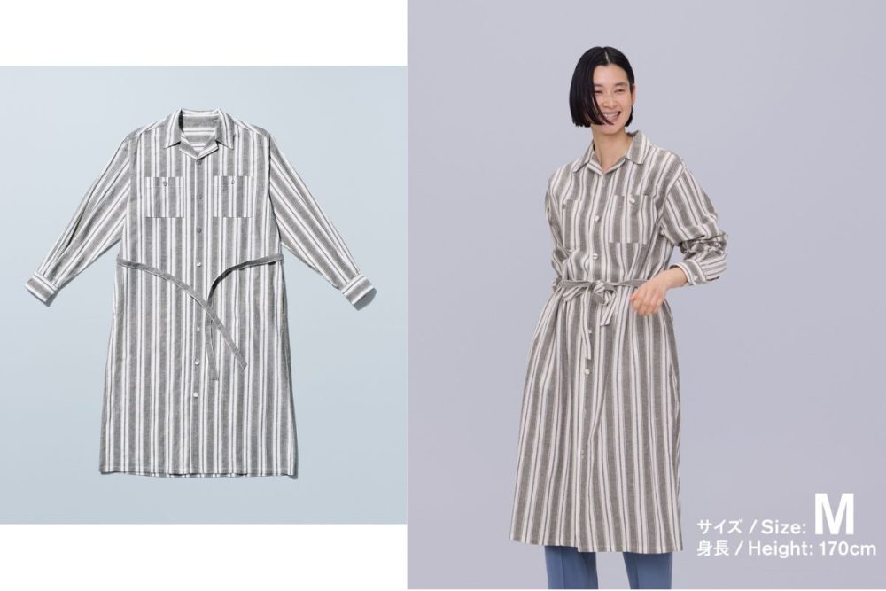 コンビニエンスウェア「綿麻 シャツコート」￥3,990