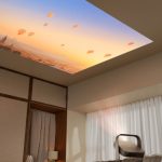 150度回転するから壁だけでなく、天井にも投影可能だから家中どこでも特等席