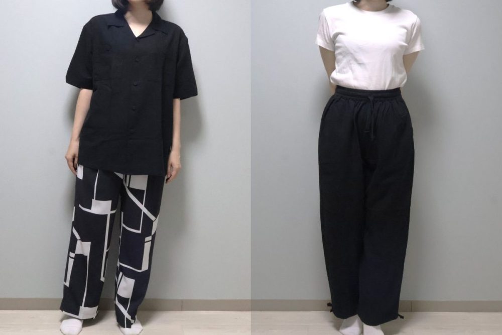 セットアップで着ても別々で着ても良い汎用性の高さが魅力
