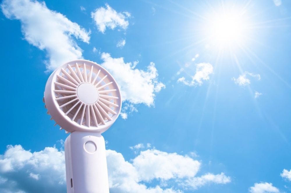 ハンディファンは夏に活躍