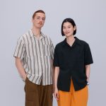 コンビニエンスウェア「綿麻 開襟シャツ」￥2,990