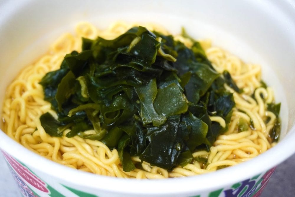 茎わかめも結構存在感があります