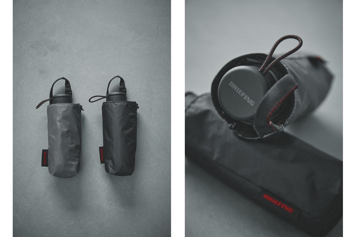 BRIEFING×HUS.「AW COMPACT UMBRELLA」各¥6,380/φ920×L545㎜(折りたたみ時160㎜)/0.21㎏