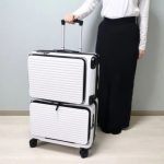第1位　【ドンキの神発想】機内持ち込みNG⇒「2つに割ればいいじゃん！」磁石で合体!?“革命的スーツケース”が便利すぎてヤバかった！徹底レビュー
