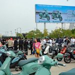 イベント会場は、サイゴン川沿いの新都市区にあるトゥーティエム公園で大勢のベスパオーナーが集った