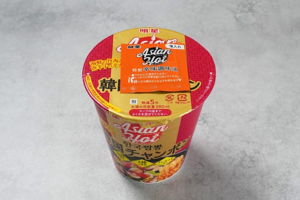 明星食品「明星 Asian Hot 韓国チャンポン」