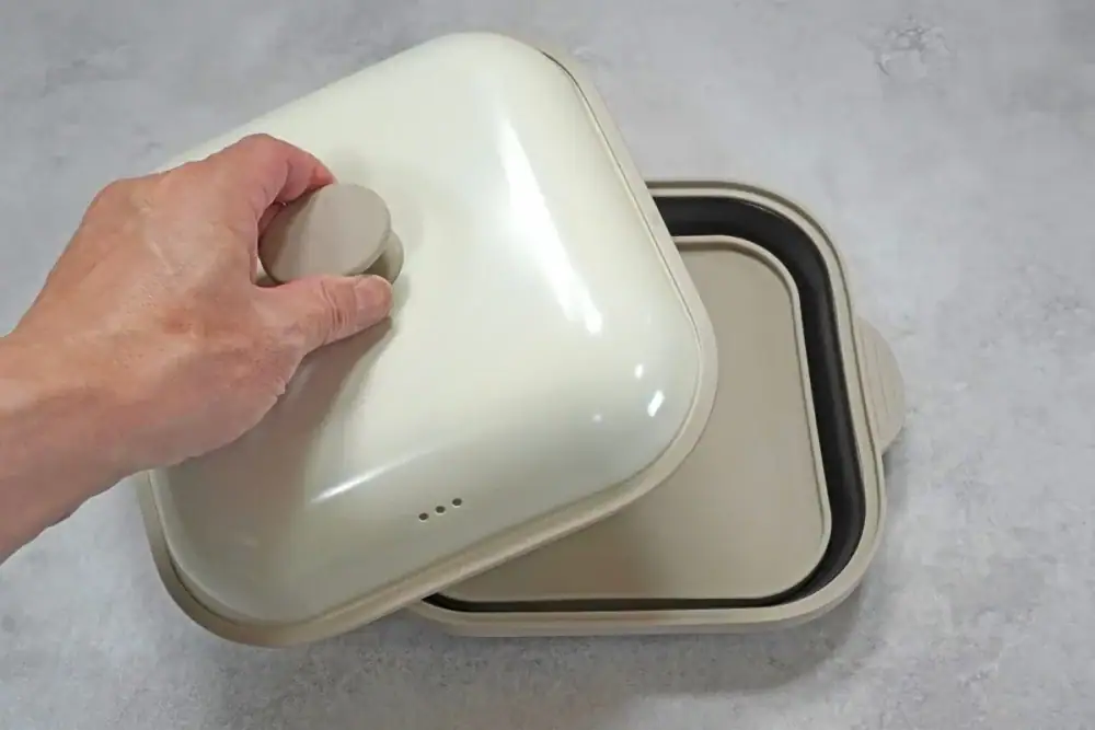 第1位 【ニトリ神アイテム】レンチンで両面焼き!? “ひっくり返し不要”の4,990円グリルを試したら最高すぎた