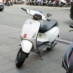 街中で時折見かけるベスパ。ベトナムでも人気だが、まだまだ高級車扱いで、絶対数はそこまで多くはない。