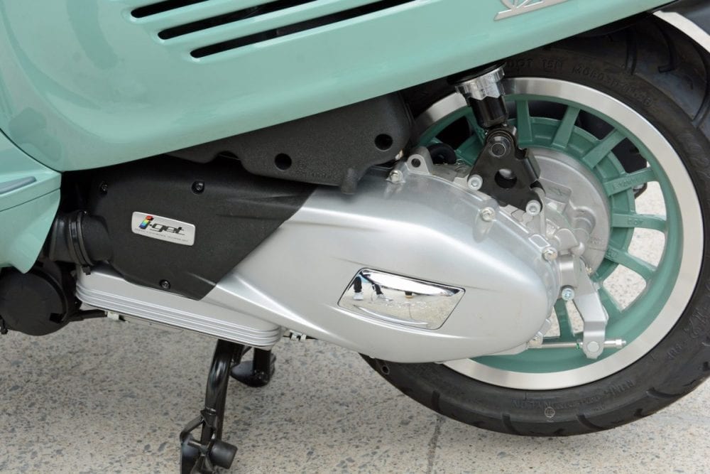 従来の155㏄エンジンから排気量を174ccへとアップさせた新型の180cc I-getエンジン