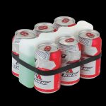 「氷点下ボトルフィット型保冷剤 -10℃」は波形のフォルムがボトルに密着