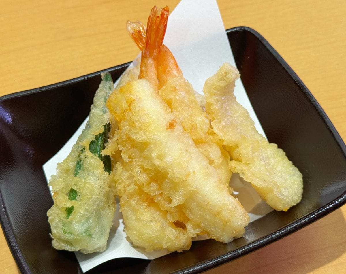 夏の山海の幸 天ぷら盛り(えび天)