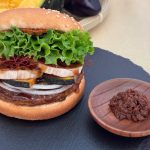 生七味香る 蓮根と南瓜の黒酢あんバーガー