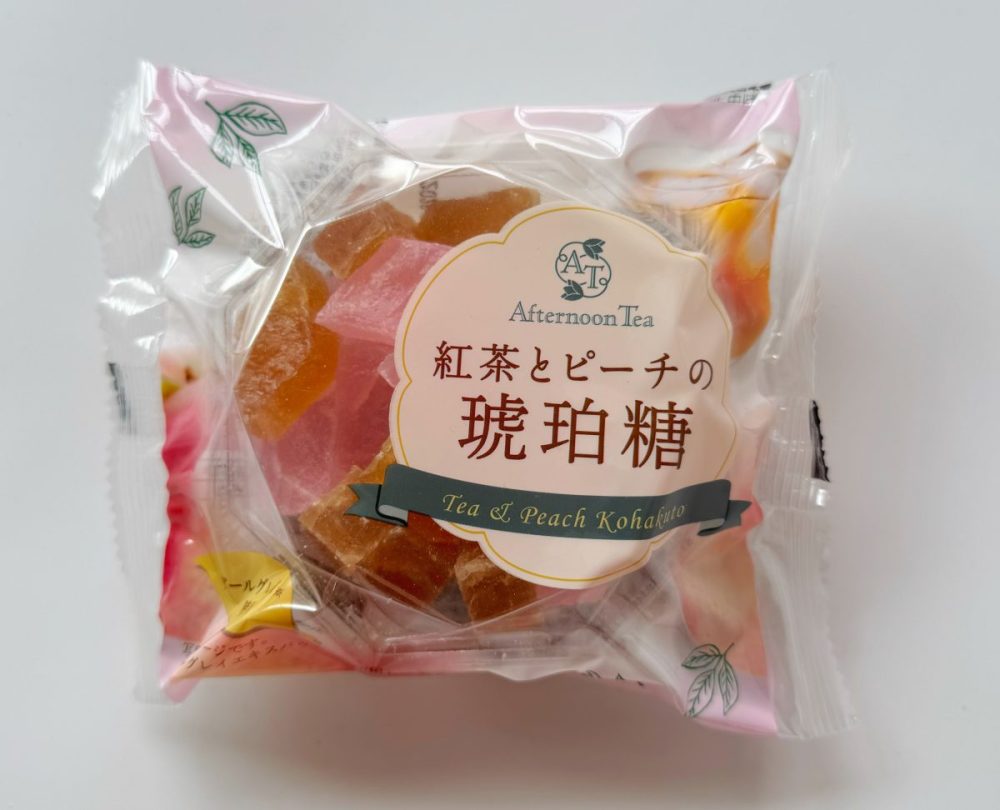 まるで食べる宝石「紅茶とピーチの琥珀糖」