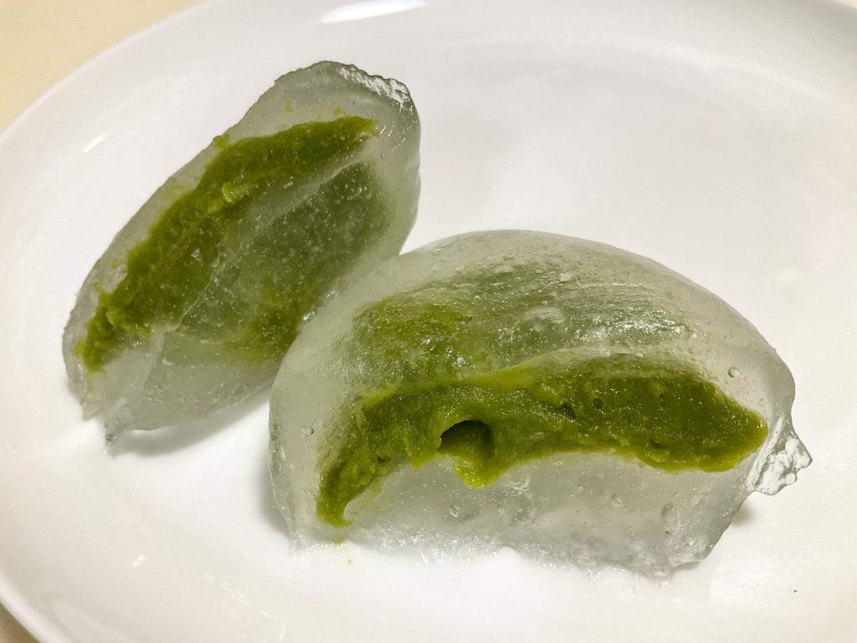 セブン-イレブン、ぷるもち水まんじゅう 抹茶あん