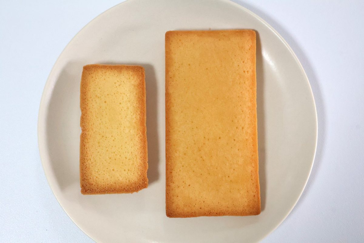 左：「こだわりのフィナンシェ」/右：「大きいフィナンシェ」