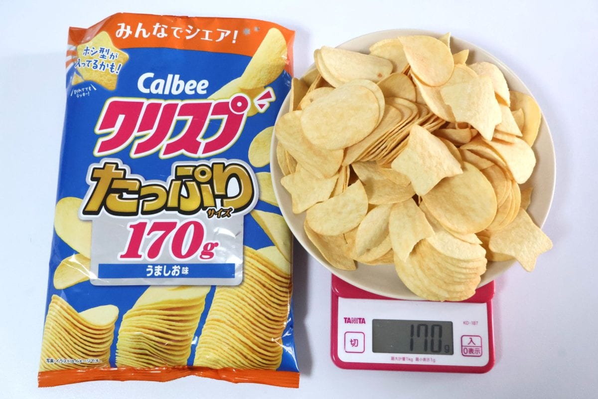 「クリスプうましお味　たっぷりサイズ170g」