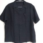 コンビニエンスウェア　綿麻　開襟シャツ