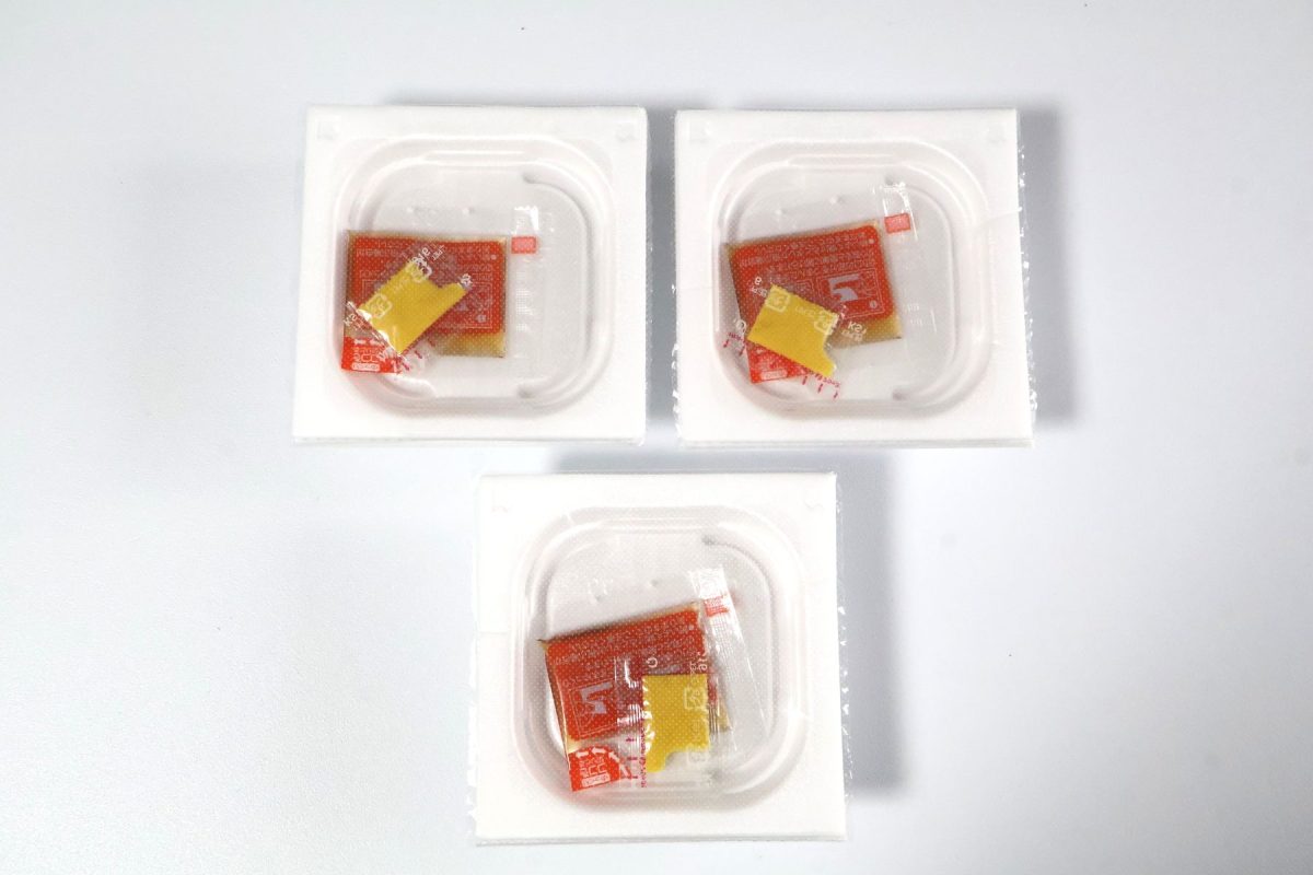 納豆は3パック入り、たれとからしも