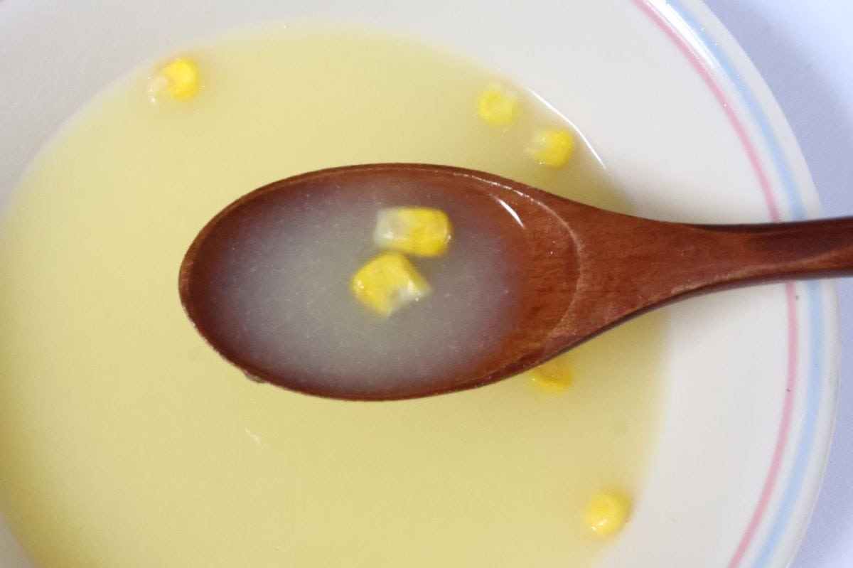見た目は薄く見えるが味は変わらず
