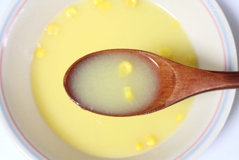 見た目は薄く見えるが味は変わらず