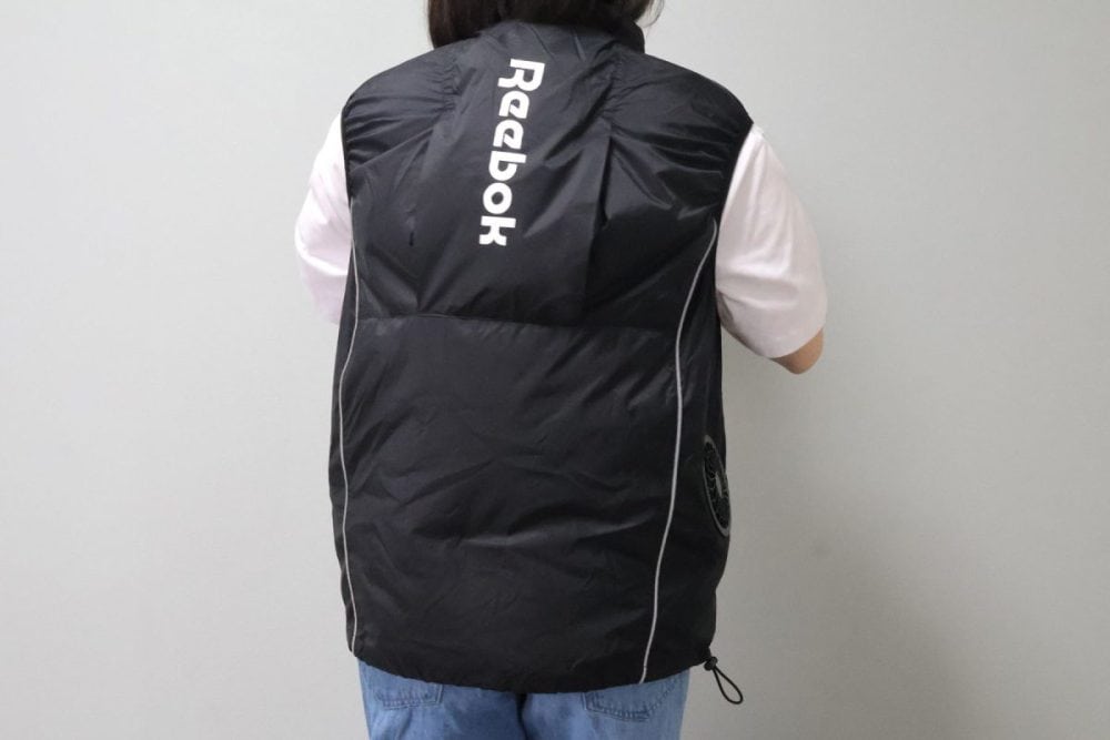 ファンをオンにしてもそこまでふくらまない！