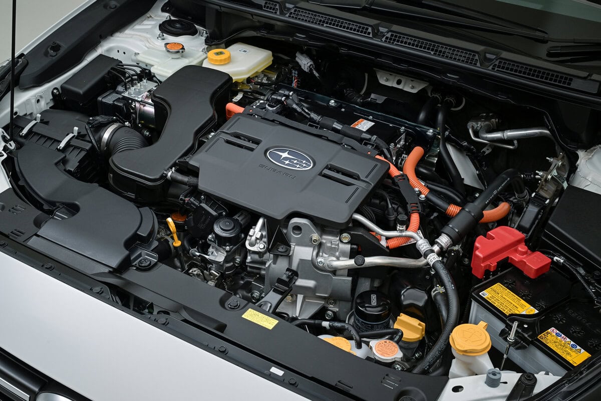 2.5L水平対向4気筒直噴エンジンにストロングハイブリッドを組み合わせた「S：HEV」