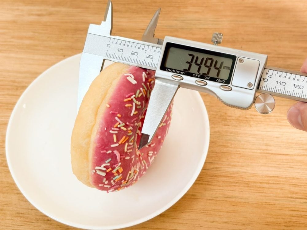 厚みは34.94mmだったので、こちらも「ラブリーストライプ」と変わらずボリューミー