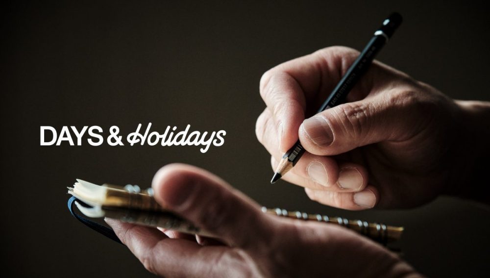 「DAYS&HOLIDAYS」は、2026年7月から11月にかけて展開する25周年プログラム