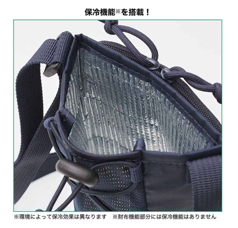 MonoMax8月号増刊 特別付録は「コールマン　お財布機能付きボトルショルダーバッグ」！ ボトル収納部は保冷機能を搭載